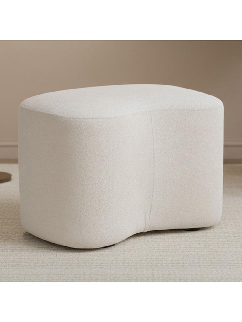 Puff Orgânico Decorativo Quarto Infantil Fada D02 Bouclê Off White C-200 - Lyam Decor