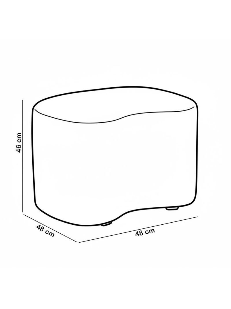 Puff Orgânico Decorativo Quarto Infantil Fada D02 Bouclê Verde Oliva C-199 - Lyam Decor