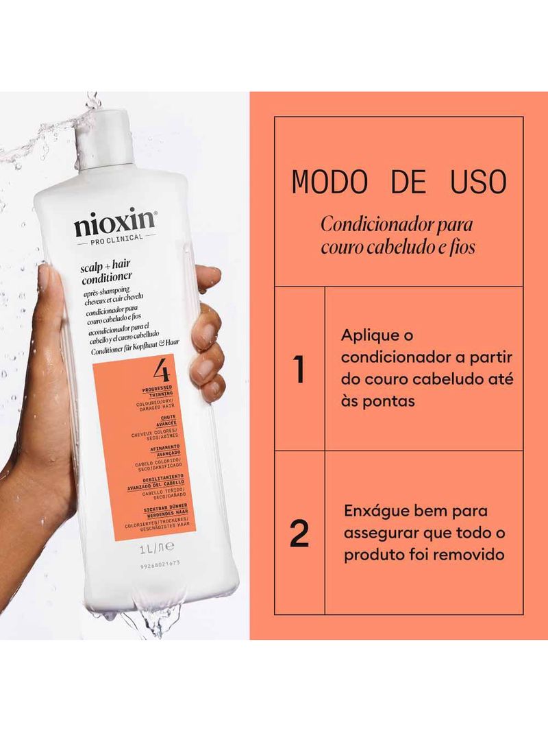 Condicionador nioxin system 4