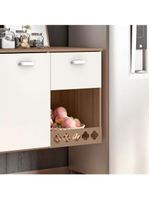 Cozinha compacta suspensa poliman mila com 7 portas, 1 prateleira e 1 gaveta - 180cm de largura