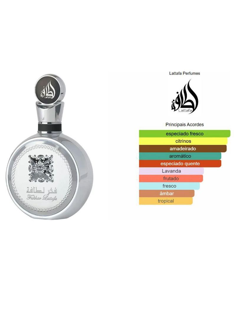 Perfume Fakhar Platin Lattafa Eau De Parfum Unissex 100ml