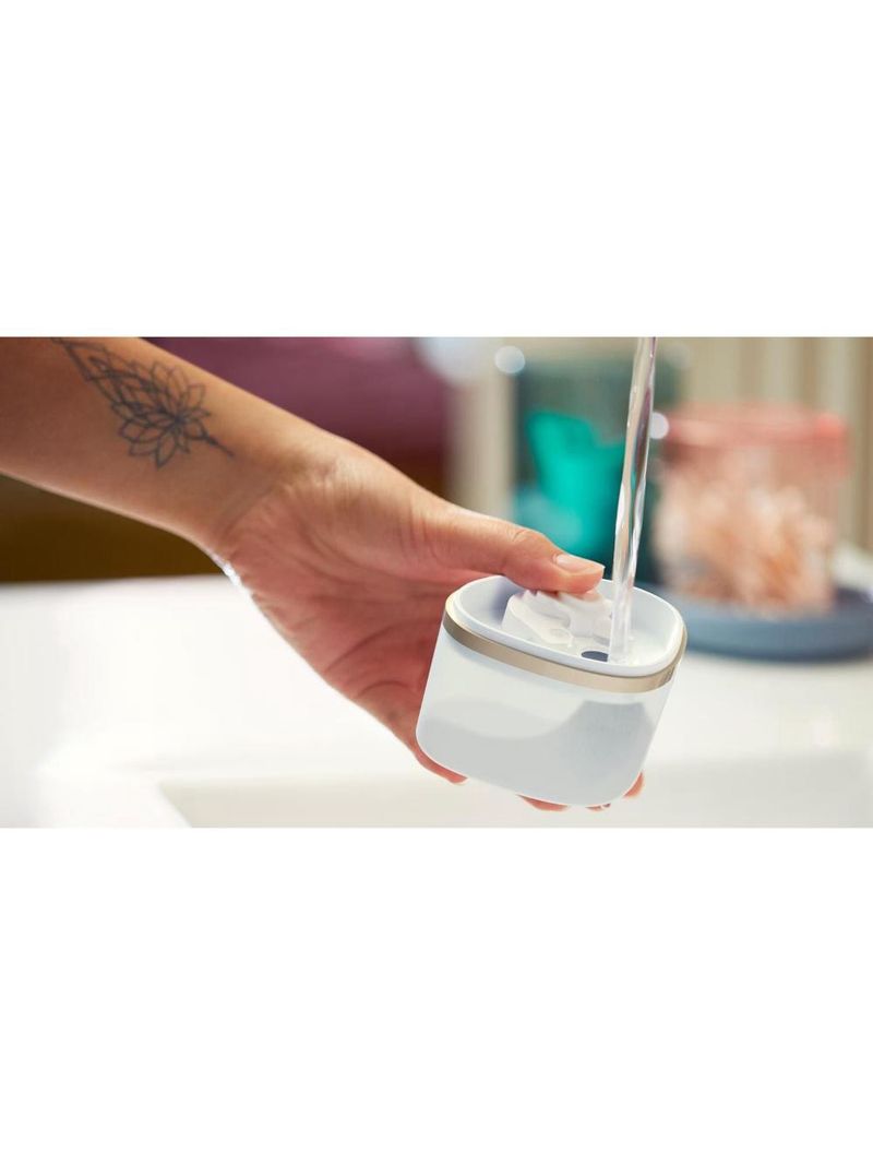 Vaporizador portátil philips walita série 3000 sth3020 1000w dobrável reservatório 120ml branco