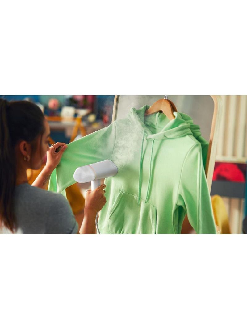 Vaporizador portátil philips walita série 3000 sth3020 1000w dobrável reservatório 120ml branco