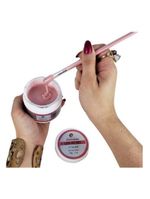 12 Unidades De Gel Led Uv Esculpidor De Unhas Acrigel Cor Pink Nude