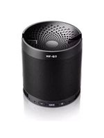 Caixa Som Bluetooth Q3 Usb Sd Aux Suporte Para Celular Preto