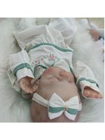 Bebe Reborn Menina, Dormindo, Realista, Corpo De Pano Macio Realista