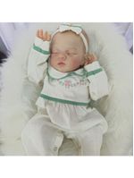 Bebe Reborn Menina, Dormindo, Realista, Corpo De Pano Macio Realista