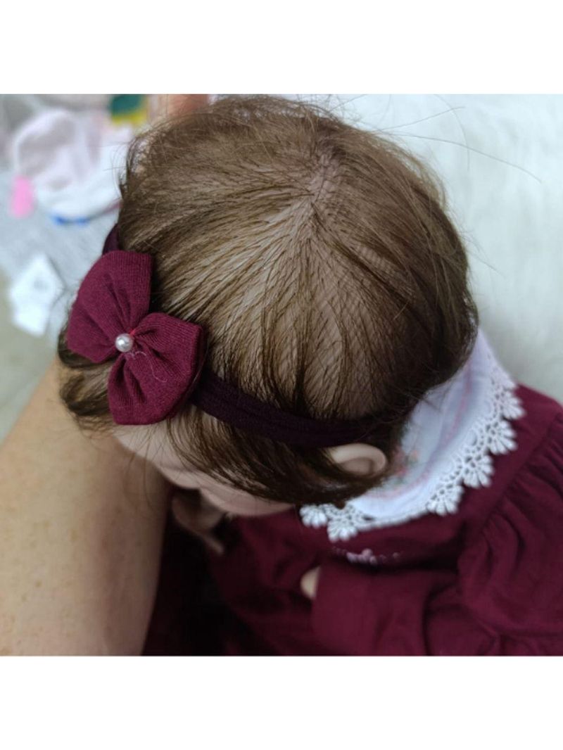 Bebe Reborn Menina, Corpo De Pano Macio, Realista, Cabelo Implantado Fio A Fio