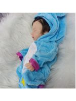 Bebe Reborn Menina Silicone Sólido Molinho Cabelo Implantado Fio A Fio Realista