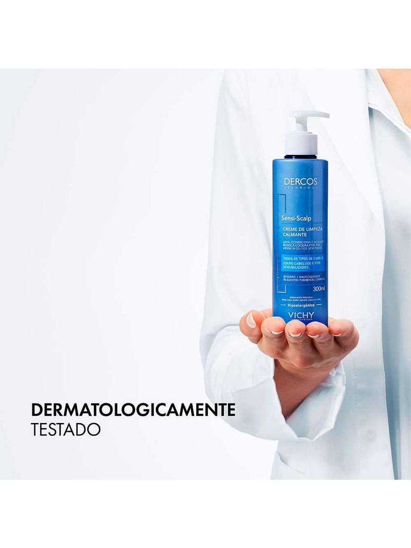 Creme de limpeza capitar vichy – sensi-scalp dercos
