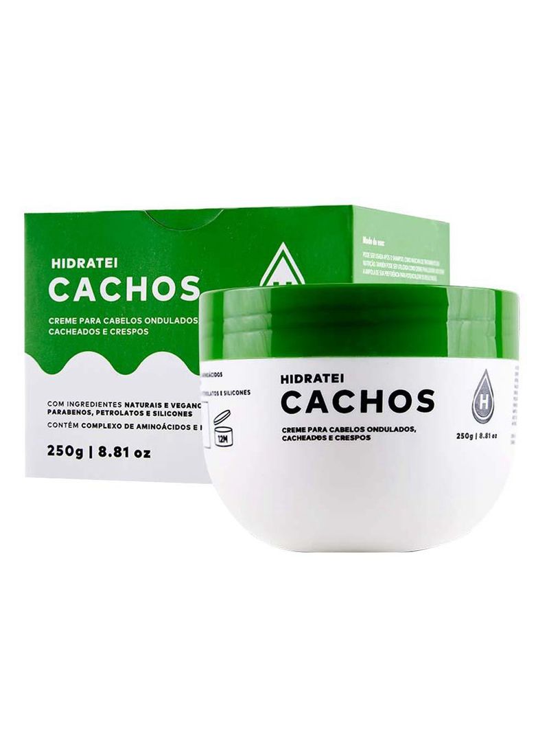 Creme hidratei cachos