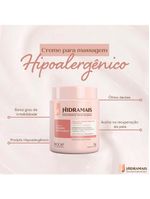 Creme para massagem hipoalergênico hidramais