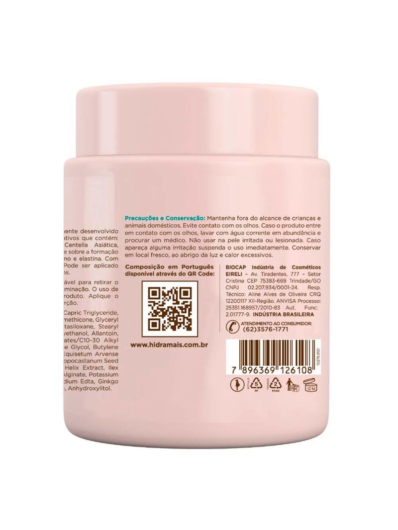 Creme para massagem localizada hidramais profissional