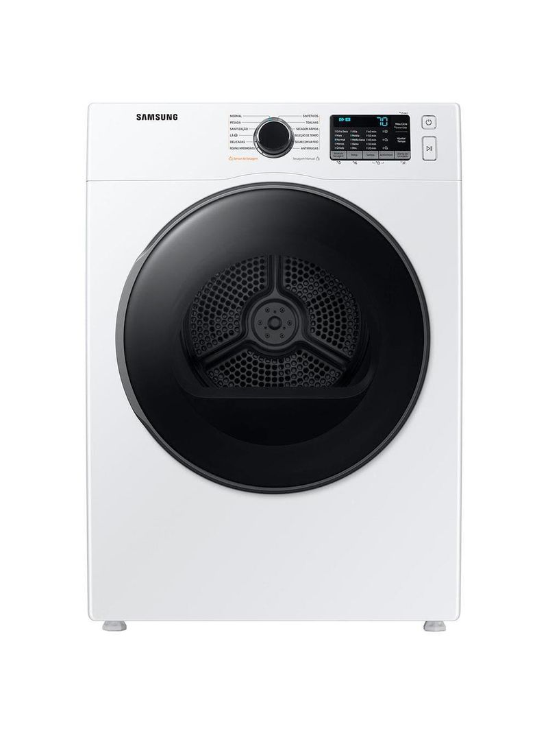 Secadora de roupas samsung 12kg dv12b6800ew 220v – branca