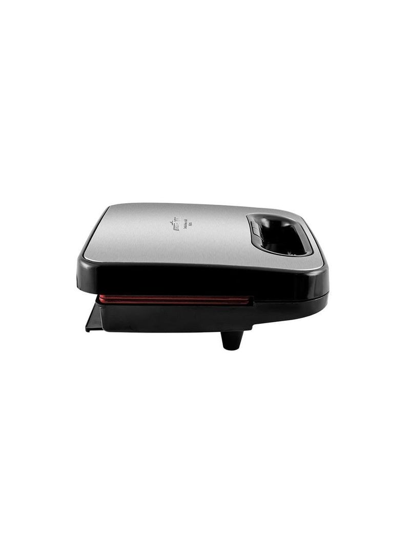 Sanduicheira grill britânia bgr16 com revestimento redstone - inox
