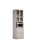 Paneleiro itatiaia essence mdf 25mm com 3 portas e 5 prateleiras - fendi