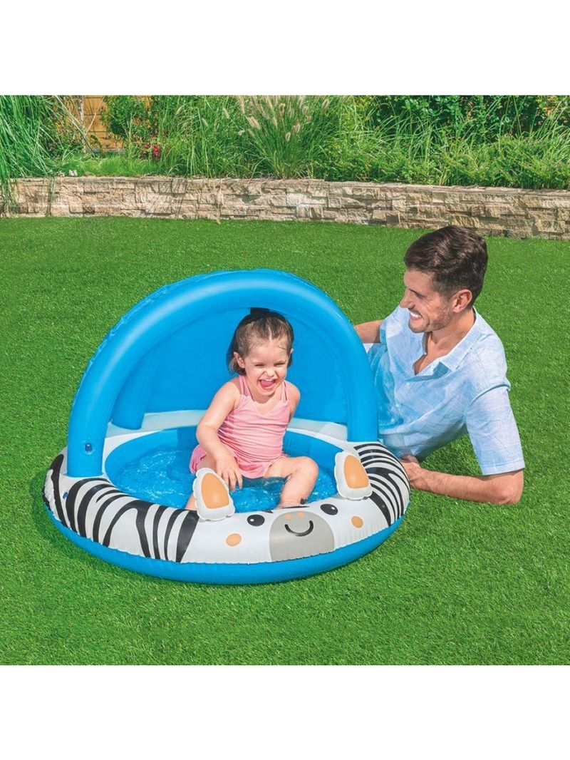 Piscina Infantil Inflável Zebra Bel 26 Litros Proteção Uv