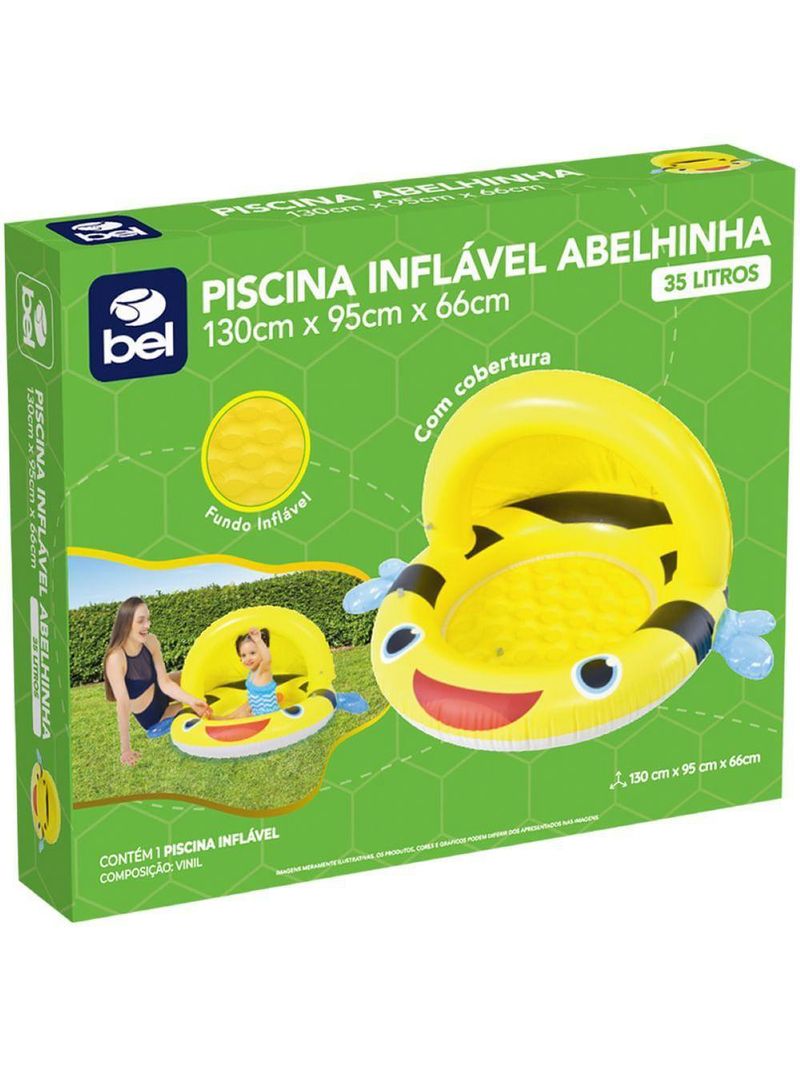 Piscina Inflável Infantil Abelhinha 35 Litros Bel