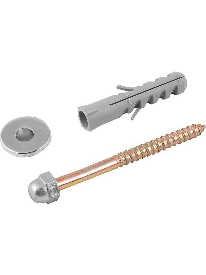 Conjunto Fixação P/ Sanitário 10mm Latonado C/ 2 Pçs Vonder