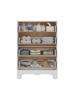 Cômoda Infantil 65cm Com 4 Gavetas Dengo Multimóveis Mp4409 Branco Branco