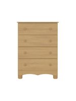 Cômoda Infantil 65cm Com 4 Gavetas Dengo Multimóveis Mp4409 Madeirado Madeirado