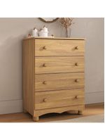 Cômoda Infantil 65cm Com 4 Gavetas Dengo Multimóveis Mp4409 Madeirado Madeirado