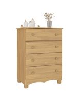 Cômoda Infantil 65cm Com 4 Gavetas Dengo Multimóveis Mp4409 Madeirado Madeirado