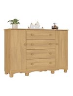 Cômoda Infantil 125cm 2 Portas E 4 Gavetas Dengo Multimóveis Mp4440 Madeirado Madeirado