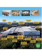 Cômoda Infantil 95cm 1 Porta E 4 Gavetas Dengo Multimóveis Mp4439 Madeirado/branco Madeirado/branco