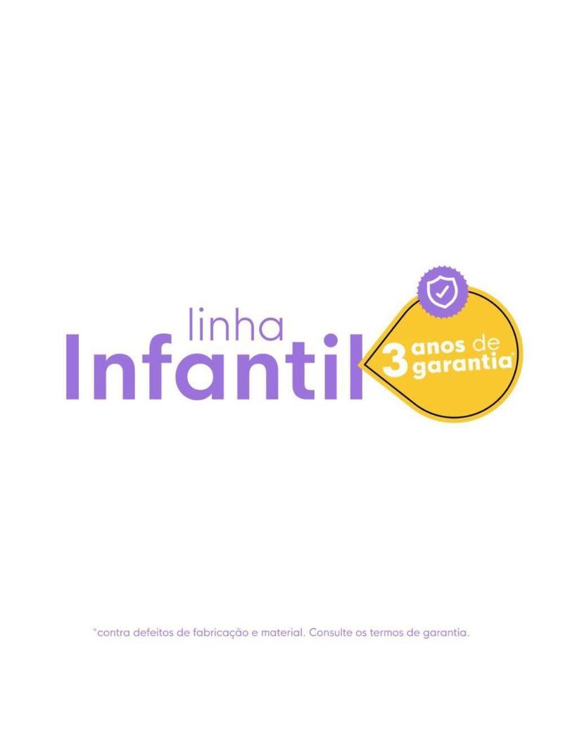 Guardaroupa Infantil 122cm 4 Portas E 2 Gavetas Dengo Multimóveis Mp4438 Brancomadeirado