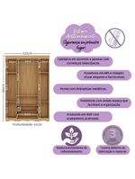 Guardaroupa Infantil 122cm 4 Portas E 2 Gavetas Realeza Multimóveis Mp4453 Madeiradooff White