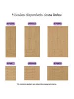 Guarda-roupa Infantil 92cm 3 Portas E 2 Gavetas Encanto Multimóveis Mp4447 Madeirado Madeirado