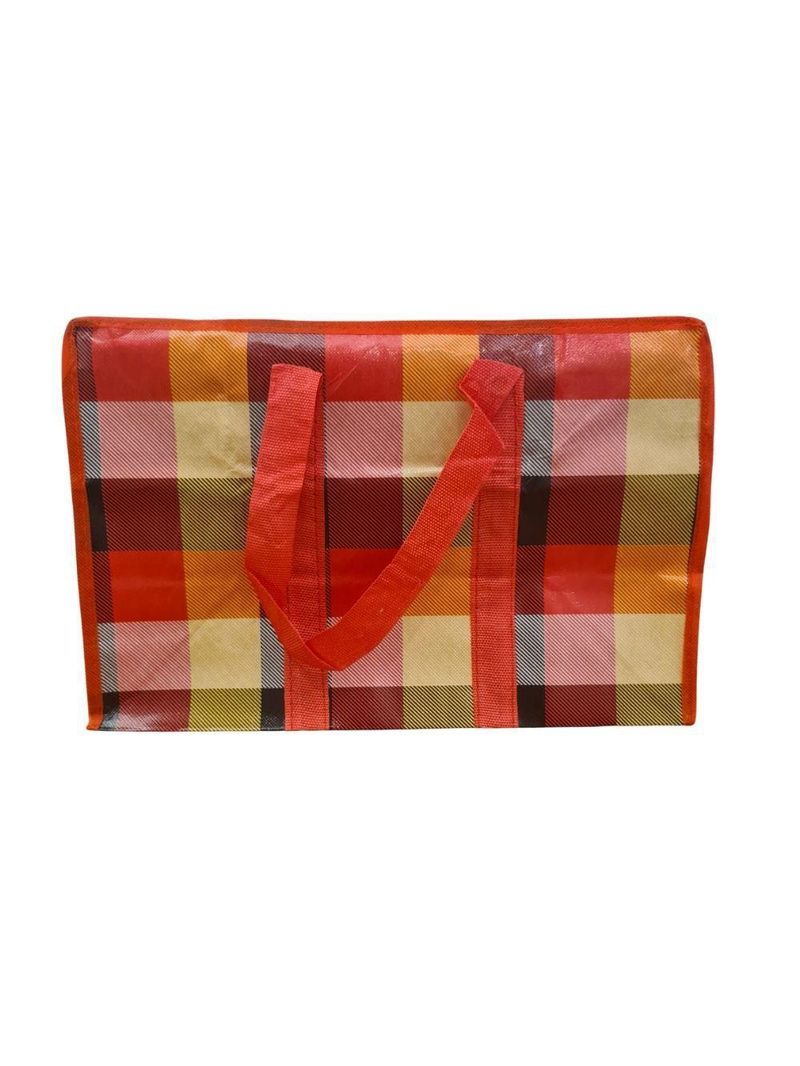 Bolsa Mala Sacola Feira Viagem Armazenamento Multiuso Dobrável Em Lona Impermeável Com Ziper Modelo:2