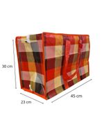 Bolsa Mala Sacola Feira Viagem Armazenamento Multiuso Dobrável Em Lona Impermeável Com Ziper Modelo:2