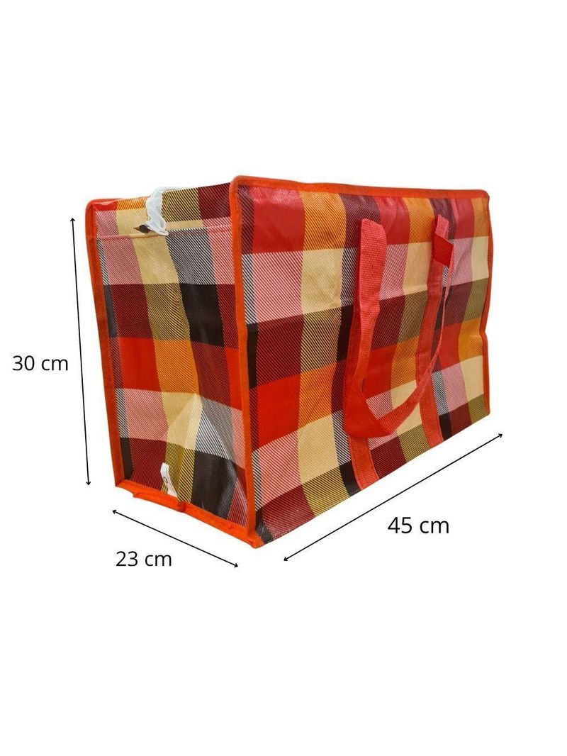 Bolsa Mala Sacola Feira Viagem Armazenamento Multiuso Dobrável Em Lona Impermeável Com Ziper Modelo:2