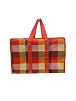 Bolsa Mala Sacola Feira Viagem Armazenamento Multiuso Dobrável Em Lona Impermeável Com Ziper Modelo:2