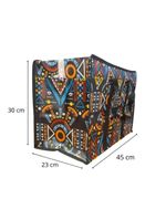 Bolsa Mala Sacola Feira Viagem Armazenamento Multiuso Dobrável Em Lona Impermeável Com Ziper Modelo:4