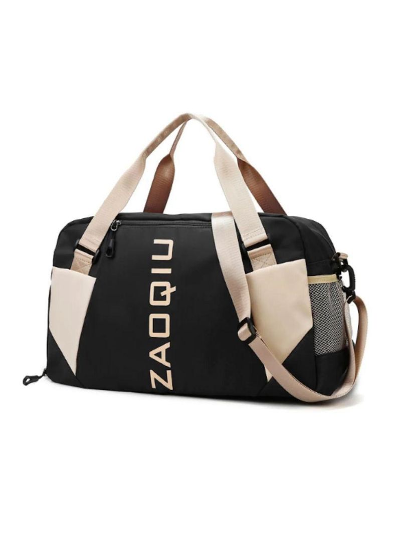 Bolsa Mala Grande Alça Academia Esportiva Viagem, Piscina Ideal Para Viagens, Porta Sapatos - Preto
