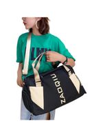 Bolsa Mala Grande Alça Academia Esportiva Viagem, Piscina Ideal Para Viagens, Porta Sapatos - Preto