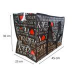Bolsa Mala Sacola Feira Viagem Armazenamento Multiuso Dobrável Em Lona Impermeável Com Ziper Modelo:3