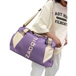 Bolsa Mala Grande Alça Academia Esportiva Viagem, Piscina Ideal Para Viagens, Porta Sapatos - Lilás