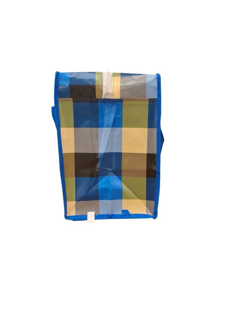 Bolsa Mala Sacola Feira Viagem Armazenamento Multiuso Dobrável Em Lona Impermeável Com Ziper Modelo:1