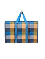 Bolsa Mala Sacola Feira Viagem Armazenamento Multiuso Dobrável Em Lona Impermeável Com Ziper Modelo:1