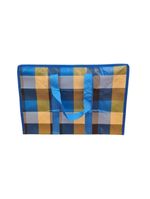 Bolsa Mala Sacola Feira Viagem Armazenamento Multiuso Dobrável Em Lona Impermeável Com Ziper Modelo:1