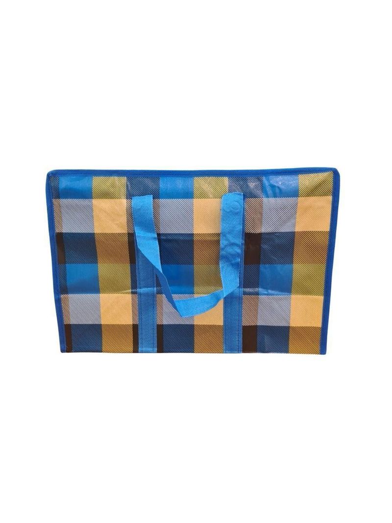 Bolsa Mala Sacola Feira Viagem Armazenamento Multiuso Dobrável Em Lona Impermeável Com Ziper Modelo:1