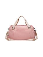 Bolsa Mala Grande Alça Academia Esportiva Viagem, Piscina Ideal Para Viagens, Porta Sapatos - Rosa
