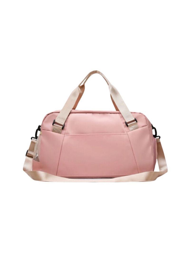 Bolsa Mala Grande Alça Academia Esportiva Viagem, Piscina Ideal Para Viagens, Porta Sapatos - Rosa