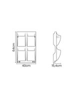 Floreira De Parede Tramontina Malaia Em Polietileno Bege Tramontina