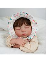 Bebe Reborn Menina De Silicone De Vinil Macio Realista 55cm Veias Visíveis