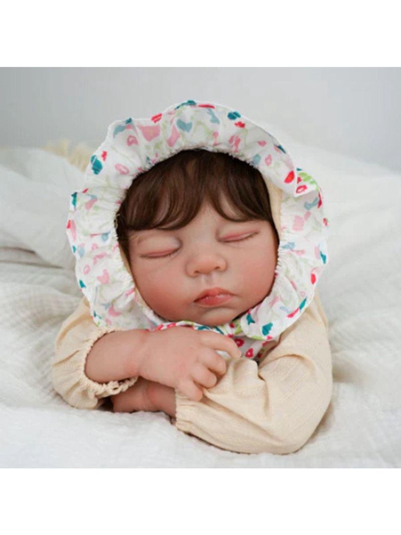 Bebe Reborn Menina De Silicone De Vinil Macio Realista 55cm Veias Visíveis